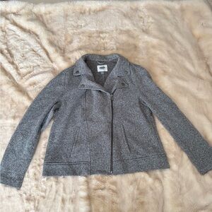 Old Navy Gray Women's Moto Jacket
